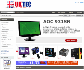 uk-tec.co.uk: UK TEC, UK COMPUTER SPECALISTS
UK TEC :  - Components Peripherals Monitors / LCD TV Printers / Scanners Software Networking wired/wireless Systems Blank Media Laptops CPU, GRAPHICS CARD, SECURE SHOPPING, ONLINE SHOPPING