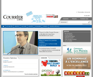 courrierlaval.com: Courrier Laval - Laval
Courrier Laval, Laval,  La version Internet de votre journal local de Médias Transcontinental