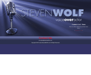 stevenwolf.net: Steven Wolf Voice Over
 Steven Wolf Voice Over Actor. 