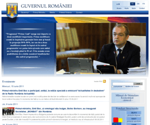 gov.ro: Guvernul Romaniei
Situl oficial al Guvernului Romaniei