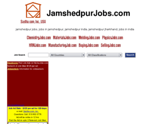 jamshedpurjobs.com: JamshedpurJobs.com, Jamshedpur Jobs, Jobs in Jamshedpur, Jamshedpur Jharkhand, Jamshedpur India, Jobs in India
JamshedpurJobs.com, Jamshedpur Jobs, Jobs in Jamshedpur, Jamshedpur Jharkhand, Jamshedpur India, Jobs in India