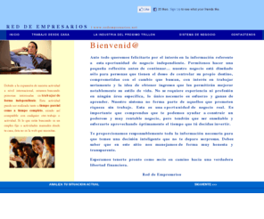 redempresarios.net: Red de Empresarios - Negocio Independiente
Red de Empresarios ofrece una oportunidad seria y responsable de crear un negocio muy rentable alrededor del mundo. Unete a los nuevos profesionales que utilizan este poderoso sistema, y realiza también un verdadero cambio en tus ingresos y tu estilo de vida!