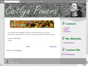 caitlynpowers.org: Caitlyn Powers
Caitlyn Powers