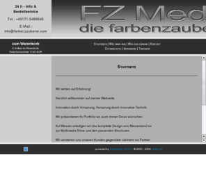 farbenzauberer.com: FZ - Media professional Audio
FZ Media Webshop 24h- Service for Stage & Studio Products