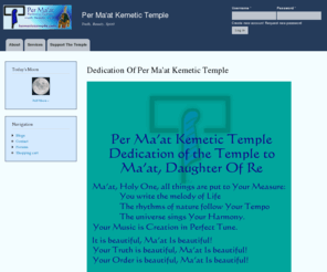 kemetictemple.com: Dedication Of Per Ma'at Kemetic Temple | Per Ma'at Kemetic Temple
