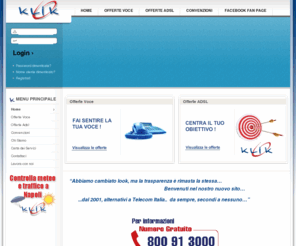 klik.it: Benvenuto in Klik
Klik - Soluzioni per le comunicazioni. Klik S.p.A. Azienda che opera nel settore delle telecomunicazioni.Realizzazioni Reti LAN Aziendali,vendita di traffico telefonico,servizi utili,hosting,registrazioni domini.it,.com,.eu,ecc