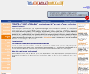 avvocatoaroma.it: Avvocato Roma: preventivi personalizzati online dagli avvocati di Roma, trovare molti avvocati e valutare diversi preventivi
Consulenza legale, separazione, divorzio, diritto del lavoro, assistenza legale incidente stradale, recupero crediti e risarcimento danni a Roma: scoprire quanto costa l’avvocato, ottenere preventivi per i servizi legali online e scegliere la tariffa più conveniente!