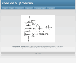 corosaojeronimo.com: Coro de São Jerónimo
Coro de São Jerónimo - Paróquia de Santa Maria de Belém
