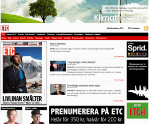 etc.se: ETC | Nyhetstidningen från vänster
ETC-tidningarna är Sveriges stora rödgröna nyhetsförmedlare och politiska kommentator. Läs mer eller teckna en prenumeration hos oss för att få tillgång till allt vårt material.