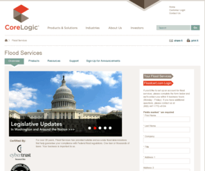 faflood.com: CoreLogic Flood Services
CoreLogic® Flood Services