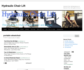 hydraulic-chair-lift.com: Hydraulic Chair Lift
Hydraulic Chair Lift Manufacturers & Hydraulic Chair Lift Suppliers Directory