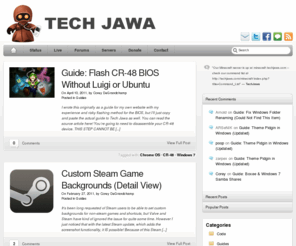 techjawa.com: Tech Jawa
Tech Jawa is a blog about general technology, ranging from computers, to video games, to trouble-shooting.