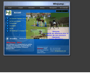 winjump.com: index
Logiciel de gestion de concour hippiques