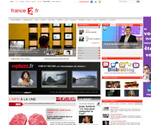 wwwfrance2.com: France 2 : site de la chaîne de télévision - France 2
France2.fr : site de la chaîne de télévision France2. Retrouvez les sites, les vidéos et les forums des émissions, les jts en vidéo, l’actualité française et internationale en direct, l’information sportive en continu, la météo.