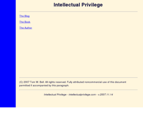 intellectualprivilege.com: Intellectual Privilege
Intellectual Privilege