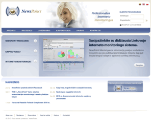 newspoint.lt: NewsPoint - Profesionalus interneto monitoringas
