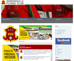 barranquillafc.com: Barranquilla Futbol Club - Página Oficial
Pagina oficial del barranquilla futbol club equipo de la primera b del futbol colombiano