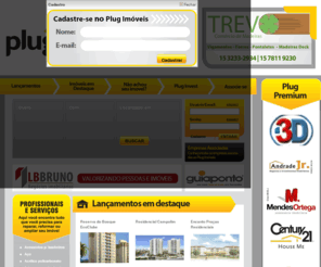 plugimoveis.com.br: Imobiliárias em Sorocaba - Plug Imóveis - Imóveis em Sorocaba. Casas, apartamentos, terrenos, condomínios, pontos comerciais, chácaras, sítios
Plug Imóveis - Seu imóvel conectado. Portal de imóveis em Sorocaba e região. Compra, venda, locação.Consulte imobiliárias em Sorocaba. Apartamentos, casas, terrenos, salas comerciais e muito mais.