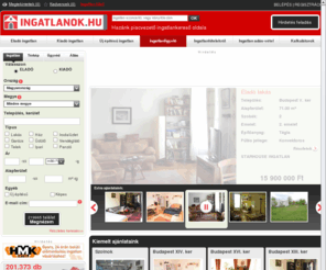 wwingatlanok.net: Ingatlanok.hu | Eladó, kiadó ingatlan
Ingatlant keres? Eladó, kiadó ingatlanok Budapesten és vidéken, képekkel! Lakások, családi házak, albérletek. INGYENES értesítő szolgáltatás.