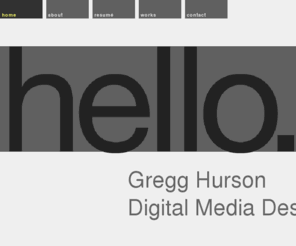 ghurson.com: Gregg Hurson : Media Developer
Website for Gregg Hurson, Washington DC area Graphic Designer / Developer