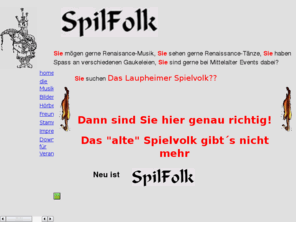 spielvolk.com: SpilFolk nette Musik von netten Leuten
