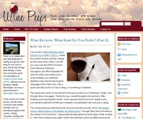 certifiedspecialistsofwine.com: Wine Peeps: A Wine Blog
An independent wine blog. Your link to great QPR wines from Washington State and beyond.