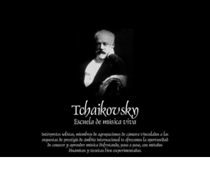 escuelamusica-tchaikovsky.es: --- Tchaikovsky. Escuela de música viva --- Escuela de música en Gijón. La enseñanza se adapta a las necesidades de los alumnos de todas las edades, sus distintas aptitudes, intereses y niveles. Al mismo tiempo que impartimos una enseñanza formal y descubrimos alumnos dotados para ser profesionales, tratamos de implantar un ambiente original y creativo a través de actividades musicales alternativas y el fomento de la expresión individual de cada alumno. De ahí el lema que identifica la Escuela: Música Viva. ---
--- Tchaikovsky. Escuela de música viva --- Escuela de música en Gijón. La enseñanza se adapta a las necesidades de los alumnos de todas las edades, sus distintas aptitudes, intereses y niveles. Al mismo tiempo que impartimos una enseñanza formal y descubrimos alumnos dotados para ser profesionales, tratamos de implantar un ambiente original y creativo a través de actividades musicales alternativas y el fomento de la expresión individual de cada alumno. De ahí el lema que identifica la Escuela: Música Viva. ---