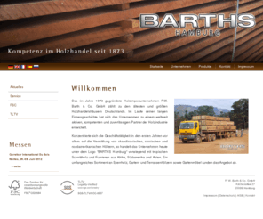 fwbarth.com: F.W. BARTH &  CO.GMBH - KOMPETENZ IM HOLZHANDEL SEIT 1873  (Holzgroßhandel, Furniere, Holzhandel)
F.W. BARTHS & CO.GMBH - KOMPETENZ IM HOLZHANDEL SEIT 1873