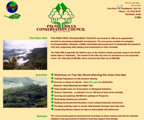 palnihills.com: Palni Hills Conservation Council - Kodaikanal, S.India - india tamilnadu kodaikanal environments hills forests lakes conservations,India Kodaikanal Tourisms forests
A Non Governmental Organization engaged in conservation of Palni Hills and forests,Kodaikanal,Tamilnadu,India 