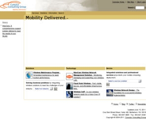 partnerfest.info: Cumulus Consulting Group - Mobility Delivered
Wireless network experts providing mobility solutions for healthcare, education, life sciences, and supply chain.