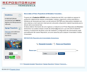 repositorium.org: REPOSITORIUM: Inicio
REPOSITORIUM: repositorio de Venezuela