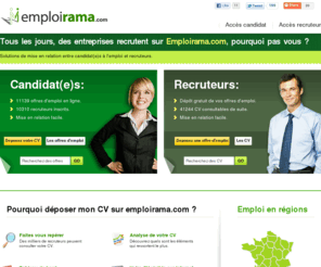 emploirama.com: EMPLOIRAMA.COM : Offres d'emploi et recrutement
41655 CV, 9749 recruteurs et 13020 offres d'emploi à consulter. Offre d'emploi & recrutement.