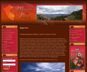 magiaperu.pl: Magia Peru
Magia Peru to Portal poświęcony kulturze, sztuce i muzyce z Peru.