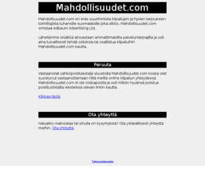 mahdollisuudet.com: Mahdollisuudet.com
