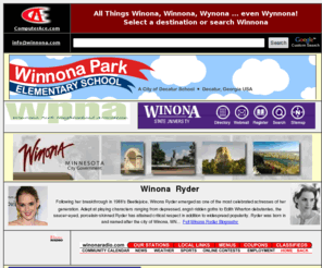 winnona.info: Winona - Winnona - Wynnona - All things Winnona
All Things Winona, Wynona, Winnona and Wynnona...