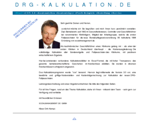 drg-kalkulation.de: DRG-KALKULATION.DE
SOZIALMANAGEMENT.DE - DRG Kalkulation; Kostenstellen, Kostentrger