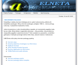 elnet.lt: UAB Elneta: Visos interneto paslaugos
