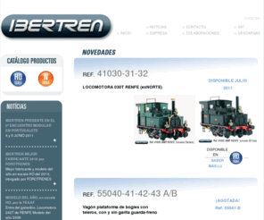 ibertren.es: IBERTREN MODELISMO S.L. Reproducciones de modelos de trenes españoles a escala HO y N
IBERTREN MODELISMO S.L. Reproducciones de modelos de trenes españoles a escala HO y N