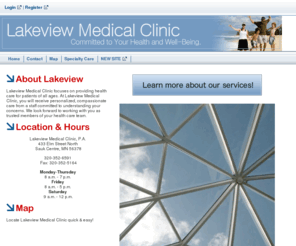 lakeviewclinic.org: Lakeview Medical Clinic
Lakeview Medical Clinic focuses on providing care for patients of all ages.