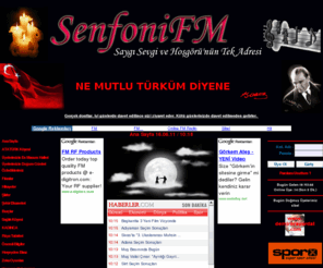 senfonifm.com: http://www.senfonifm.com Saygı, sevgi ve hoşgörünün tek adresi
http://www.senfonifm.com Saygı, sevgi ve hoşgörünün tek adresi