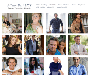 allthebestlist.com: All the Best LIST | Talented Tastemakers & Friends
Talented Tastemakers & Friends