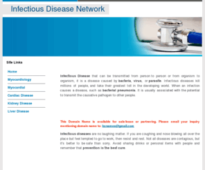 infectiousdisease.net: Infectious Disease Network
Infectious Disease that can be transmitted from person to person or from organism to organism for ex bacteria and virus. Swine flu or Swine Influenza is a contagious respiratory sickness that is normally only found in pigs.