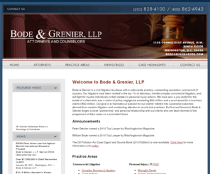 bode.com: Bode & Grenier, LLP » Attorneys At Law
Over $17,000,000 in wrongful death and accident related personal injury settlements in 2010.  Contact us for a free case evaluation.