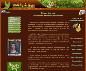 productosdeneem.com: Aceite de Neem. Usos del aceite del arbol de neem
Aceite de Neem. Aplicaciones medicinales y agricolas del aceite del Arbol de Neem. Informacion sobre sus propiedades y compra online.