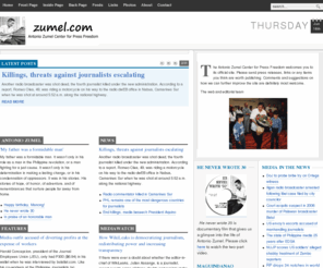 zumel.com: Antonio Zumel Center for Press Freedom
Antonio Zumel Center for Press Freedom