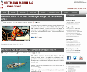 sailboat.org: Heitmannmarin.no
Norges ledende spesialfirma for seilbåter. Nautor`s Swan, Jeanneau, seil, båter, båt