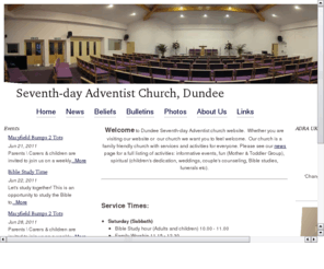 adventistdundee.com: Adventist Church Dundee
We are a church community aiming to:

Receiving Godâ€™s grace in our hearts 
Responding to Godâ€™s grace in worship 
Reflecting Godâ€™s grace to each other 
Revealing Godâ€™s grace in service
