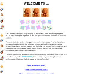 crying-babies.com: Crying Babies
Information and products for calming a crying, fussy baby with colic.