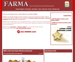 farmretail.net: FARMA - Home
Representing the local food sector in the UK through farm shops, farmers' markets, pick-your-own farms, and home delivery.