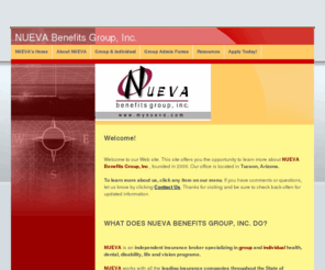 mynueva.com: Tucson Health Insurance
Group and Individual Health Insurance Quotes
Arizona